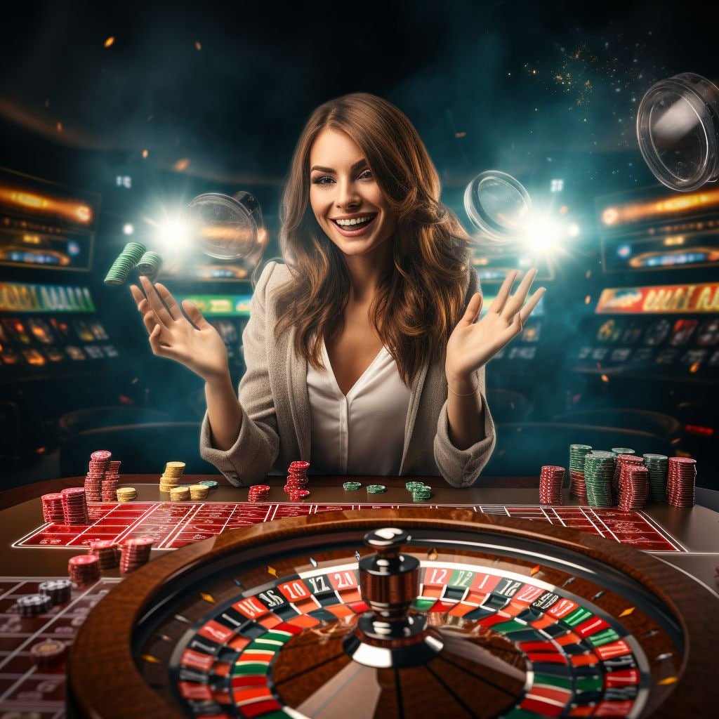 8055 h5 roulette table with live dealer and HD multi-camera broadcast